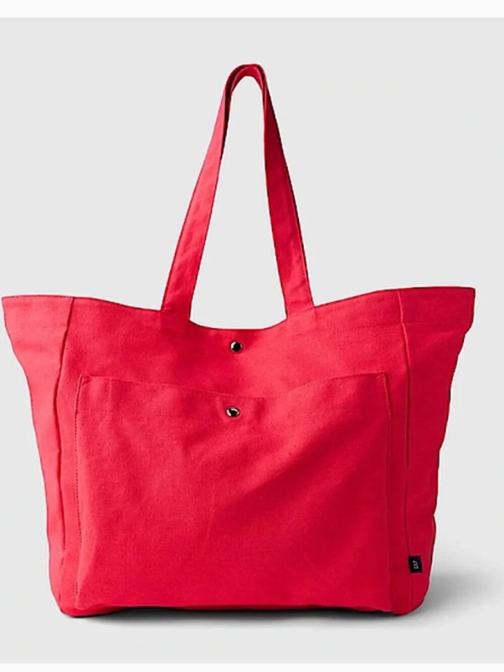 GAP Linen-Cotton Tote Bag Beach Slipper Red NEW NWT 876250